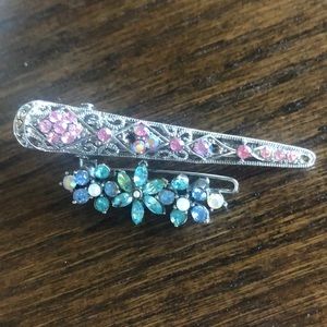 💙💖Set of 2 Rhinestone Hair Clips